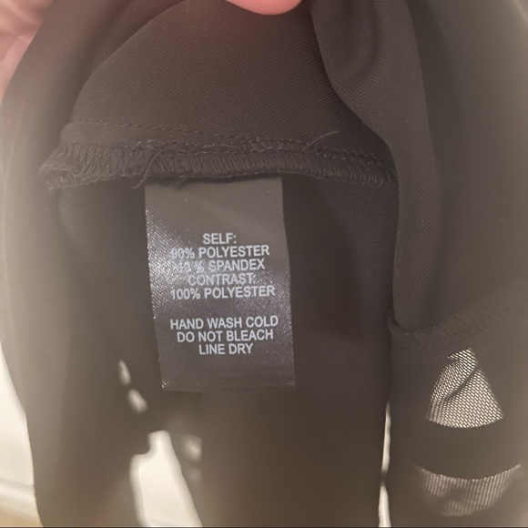 LULU’S Sheer Determination Black Mesh Skater Dress - Picture 14 of 16